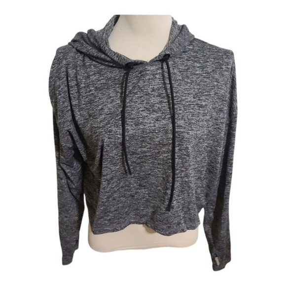 Athleta Women's Hooded Sweatshirt Pullover Active Athleisure Drawstring Gray - Picture 1 of 4
